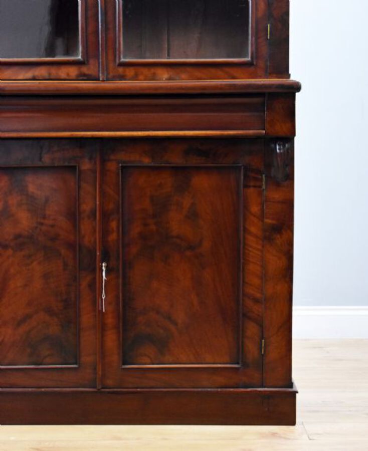 Antique Victorian Mahogany Bookcase
