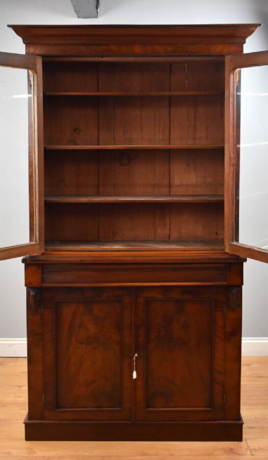 Antique Victorian Mahogany Bookcase