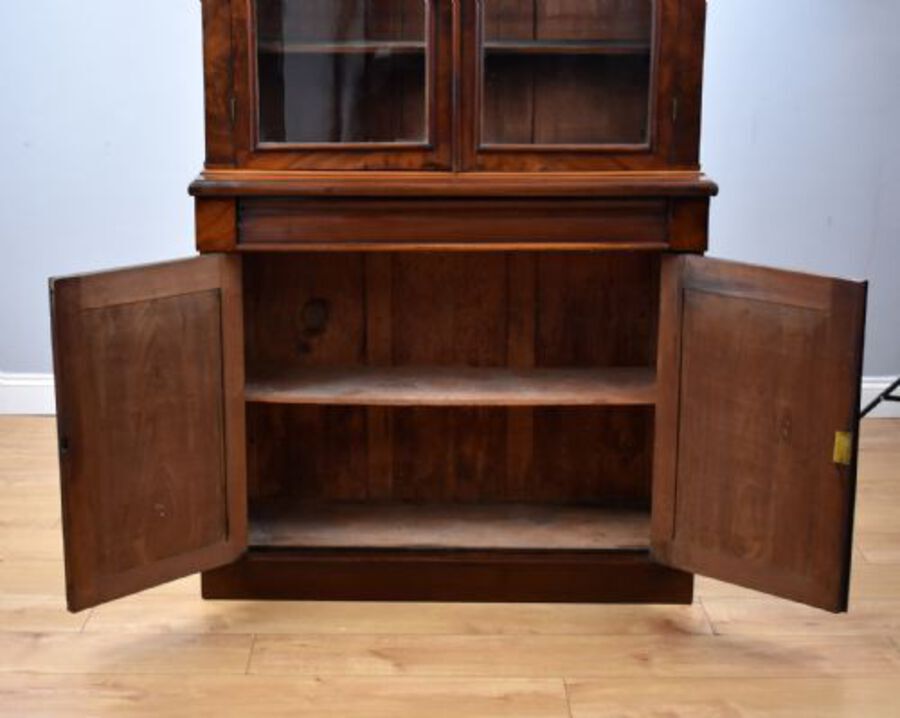 Antique Victorian Mahogany Bookcase
