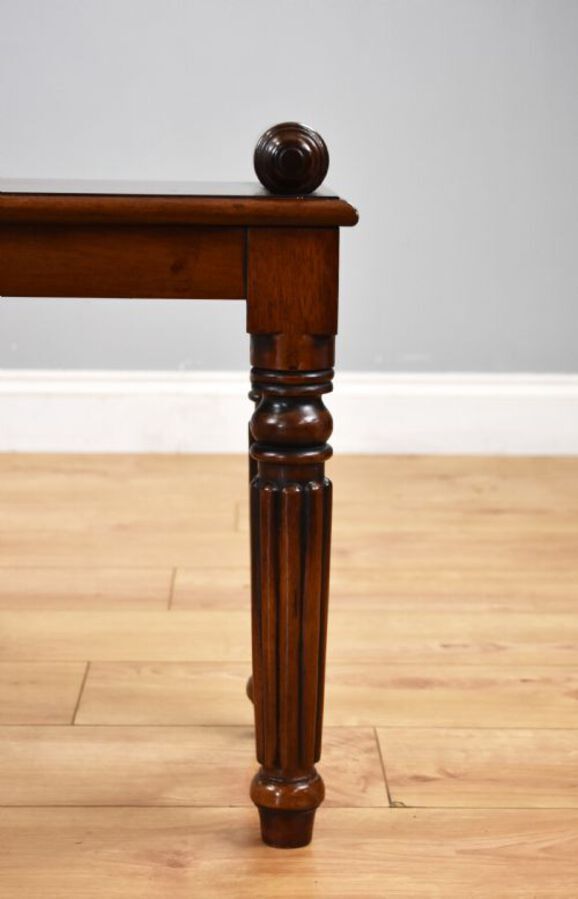 Antique Victorian Mahogany Window Seat