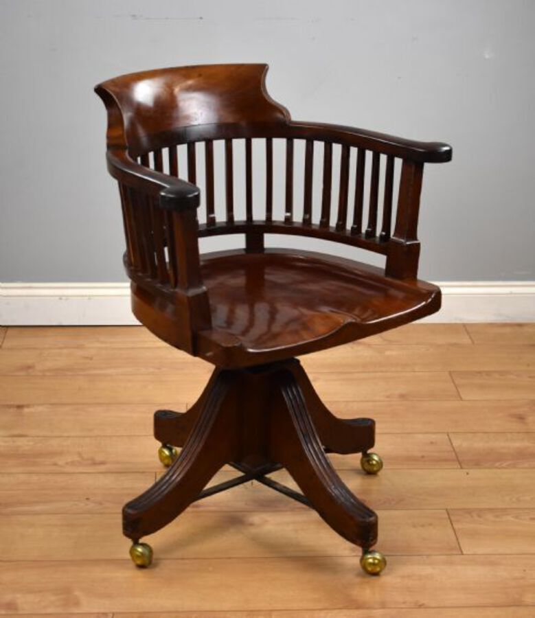 Victorian Mahogany Desk Chair