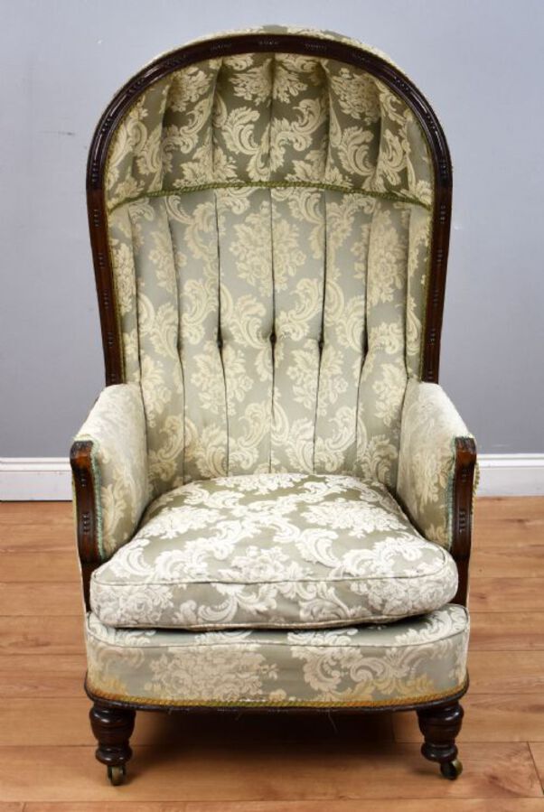 Antique 19th Century Mahogany Porters Chair