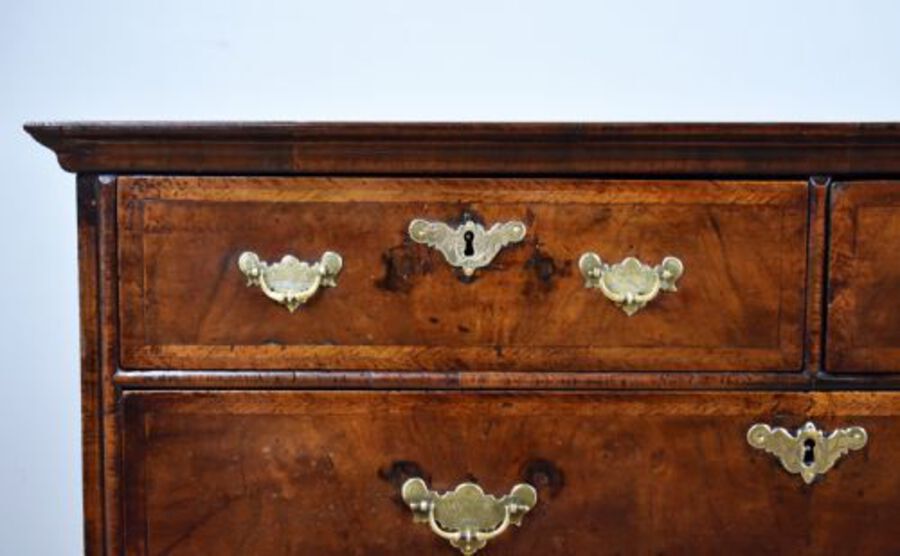 Antique George III Walnut Chest of Drawers