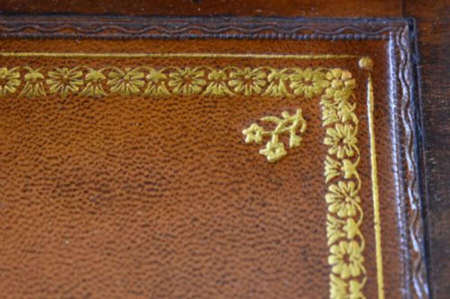 Antique Edwardian Mahogany Writing Table