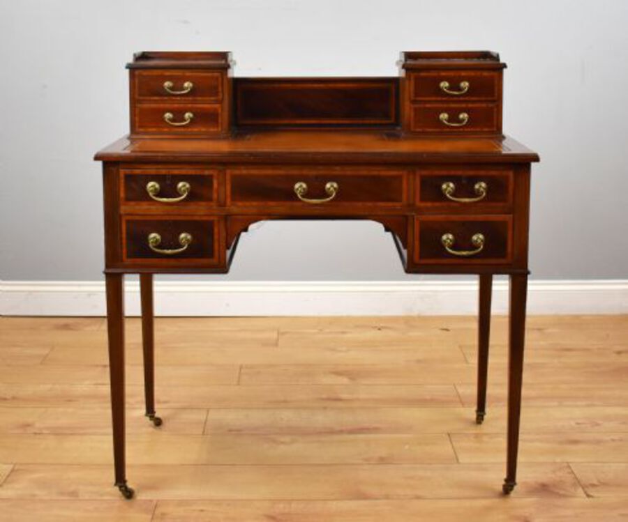 Antique Edwardian Mahogany Writing Table