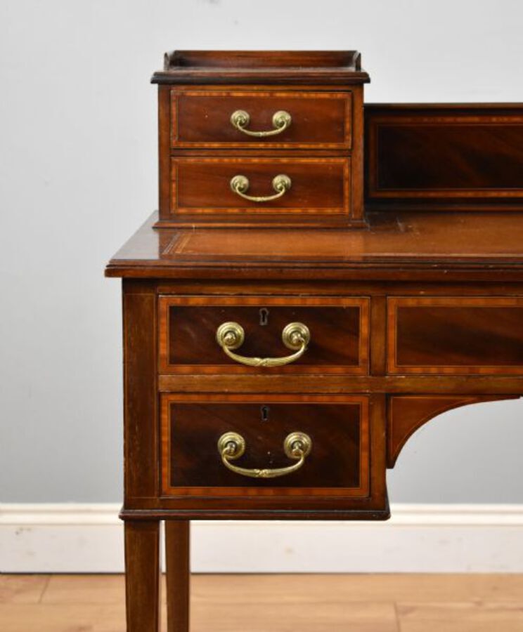 Antique Edwardian Mahogany Writing Table