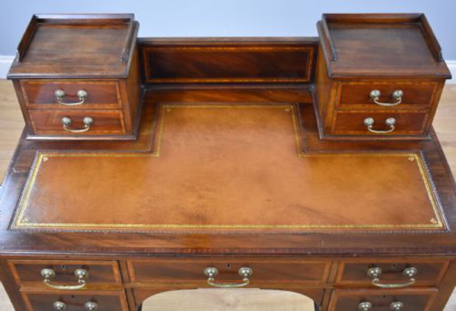 Antique Edwardian Mahogany Writing Table