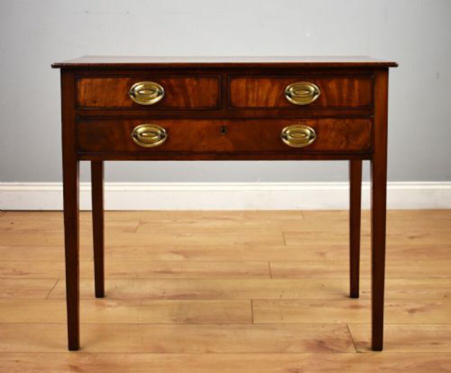 Antique George III Mahogany Lowboy