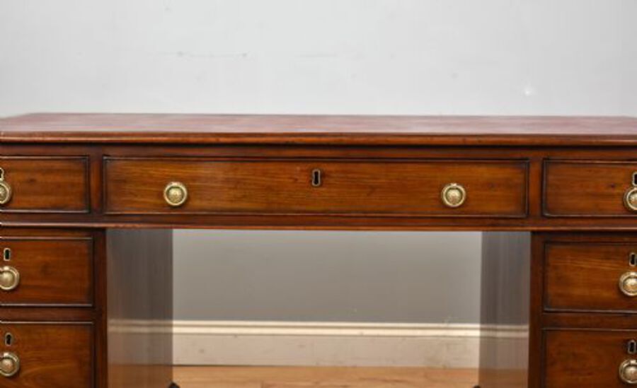 Antique Victorian Mahogany Partners Desk