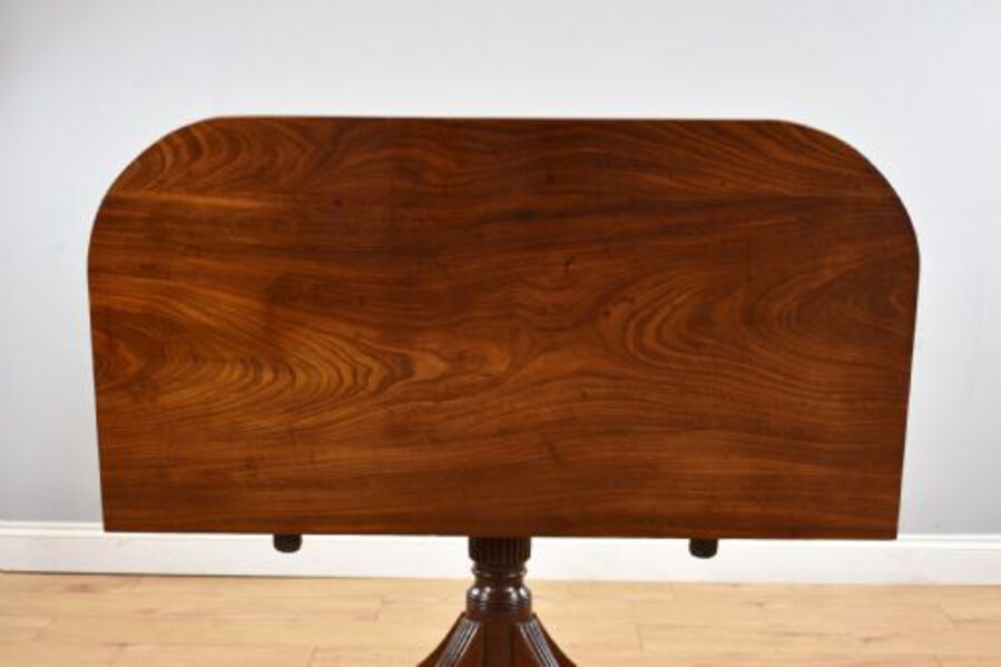 Antique Regency Mahogany Pedestal Dining Table