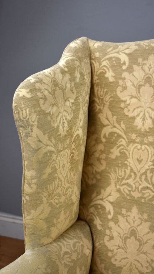 Antique Georgian Style Wing Back Settee