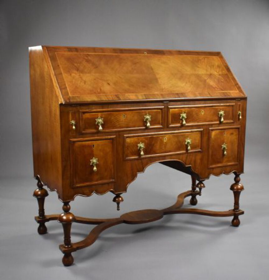 William &amp; Mary Style Walnut Bureau