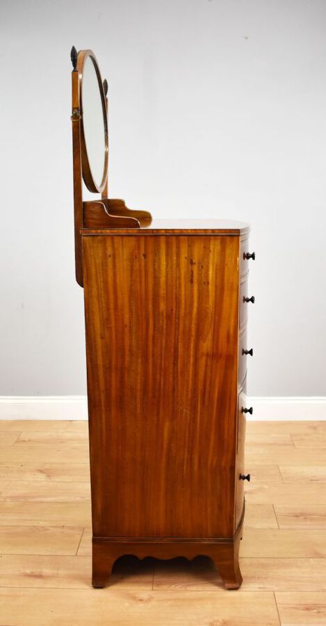 Antique Edwardian Mahogany Dressing Chest
