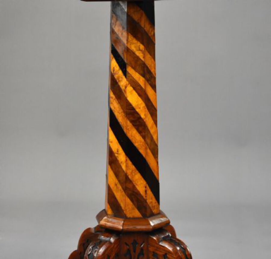 Antique Victorian Specimen Wood Occasional Table
