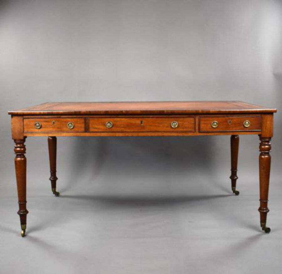 Antique Victorian Mahogany Writing Table