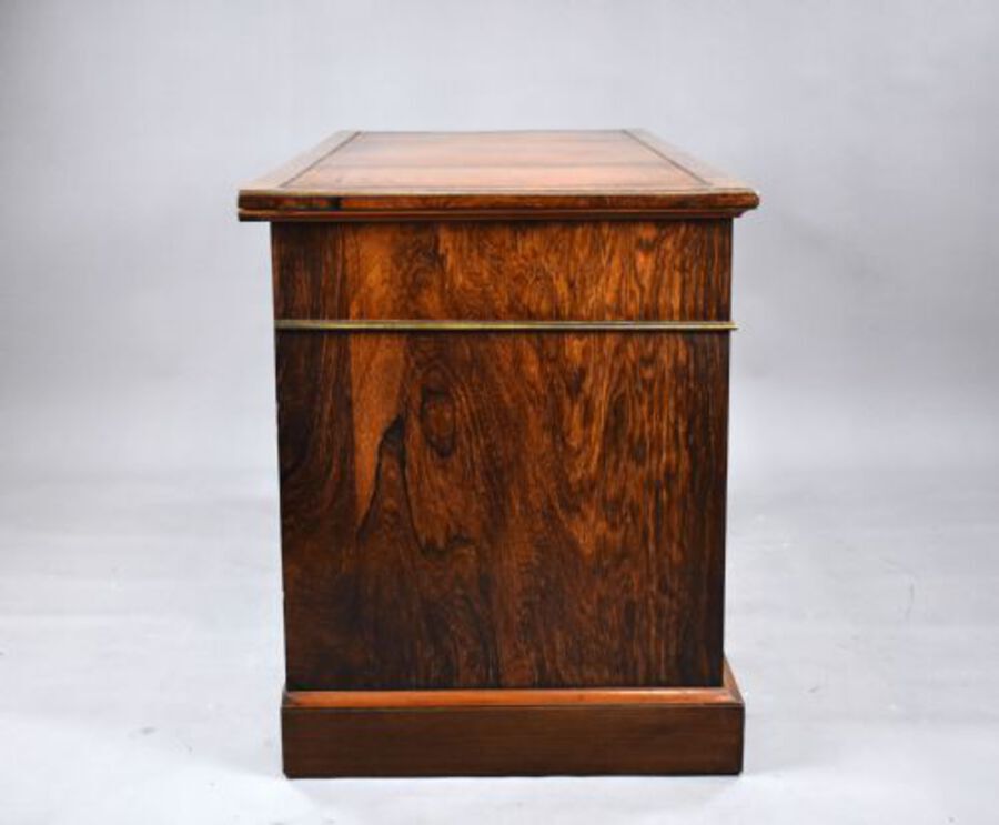 Antique Victorian Rosewood and Marquetry Desk