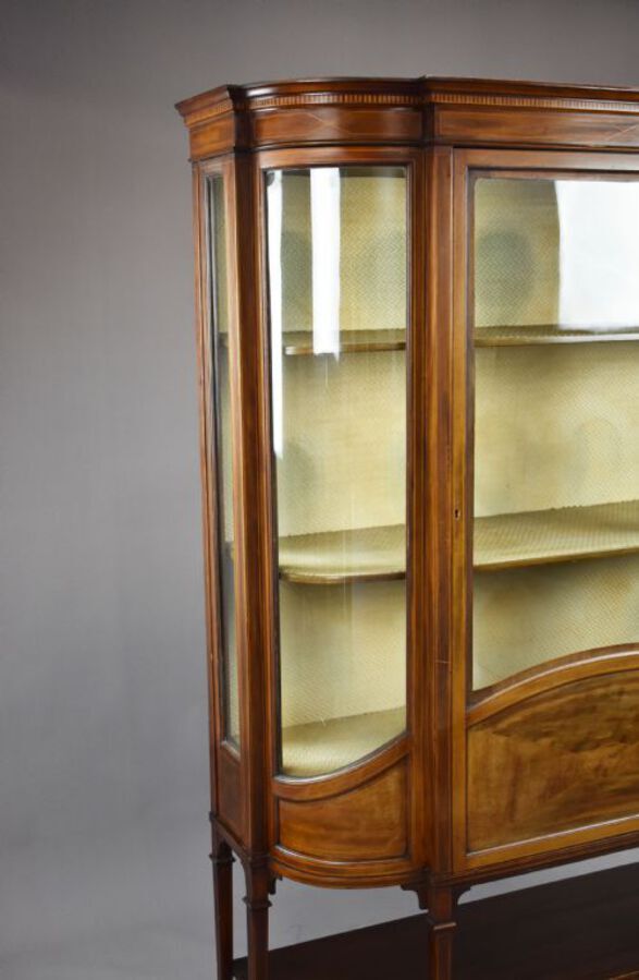 Antique Edwardian Mahogany Display Cabinet
