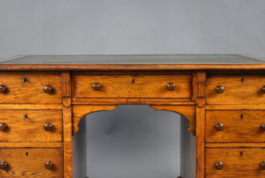 Antique Victorian Oak Desk