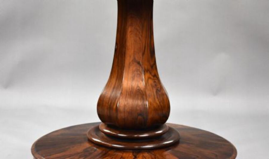 Antique William IV Rosewood Circular Breakfast Table