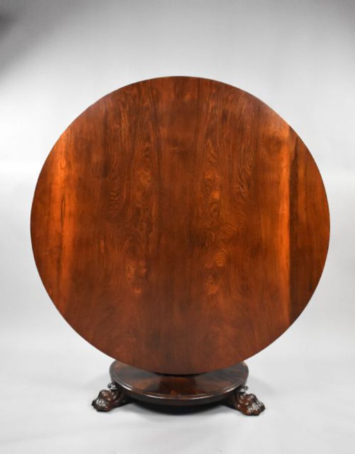 Large William IV Rosewood Breakfast Table