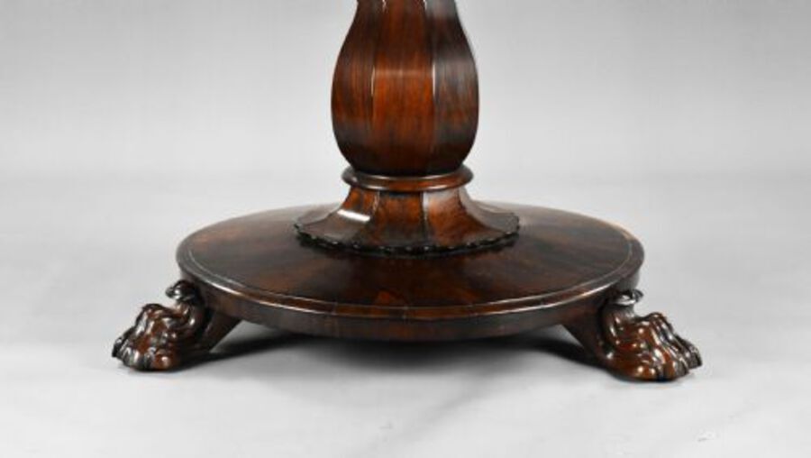 Antique Large William IV Rosewood Breakfast Table
