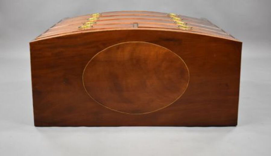 Antique Regency Mahogany Bow Front Chest of Drawers