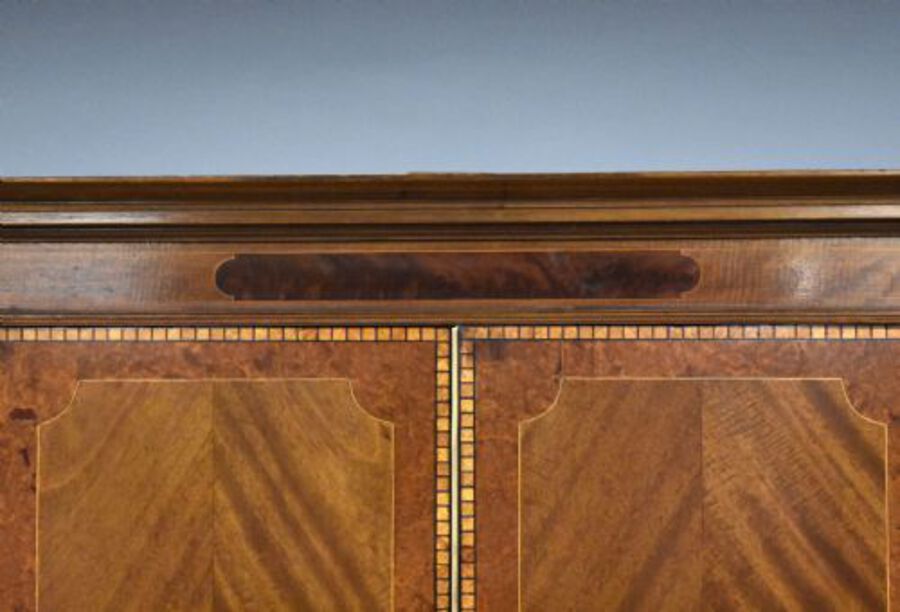 Antique Edwardian Mahogany Wardrobe