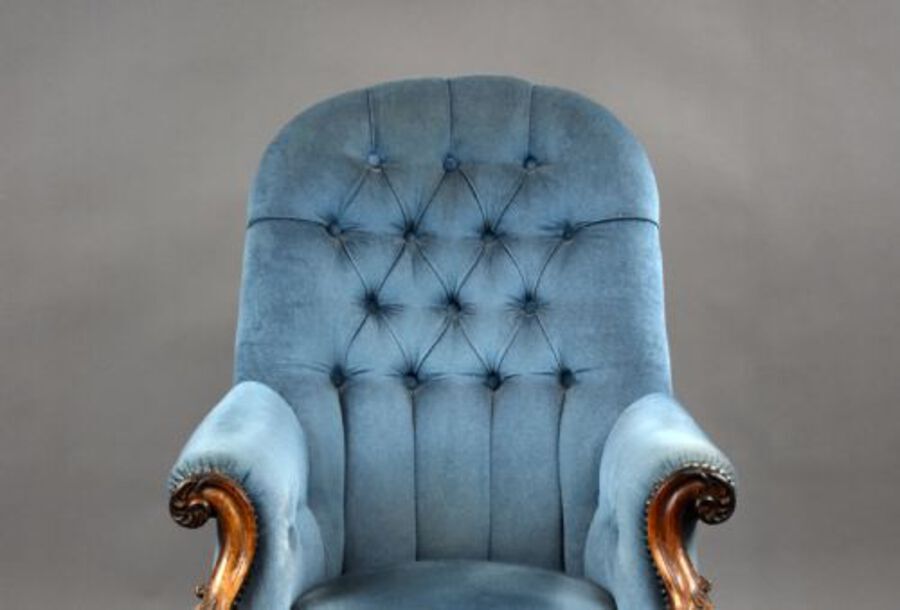 Antique William IV Rosewood Armchair
