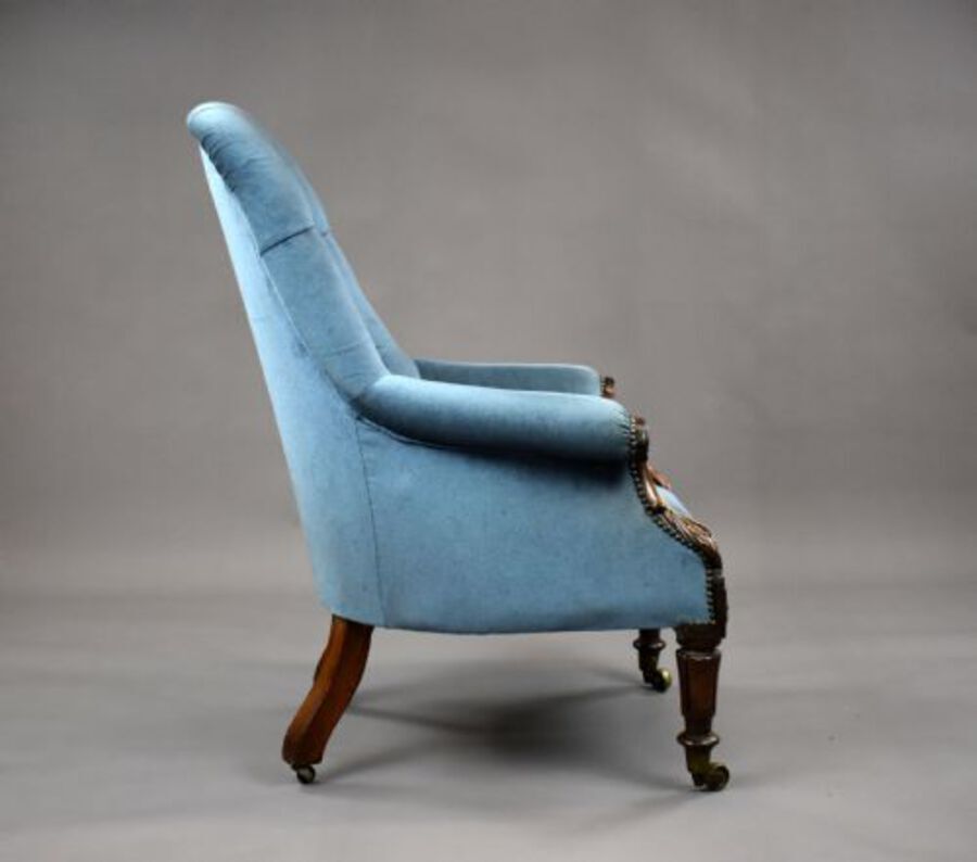 Antique William IV Rosewood Armchair