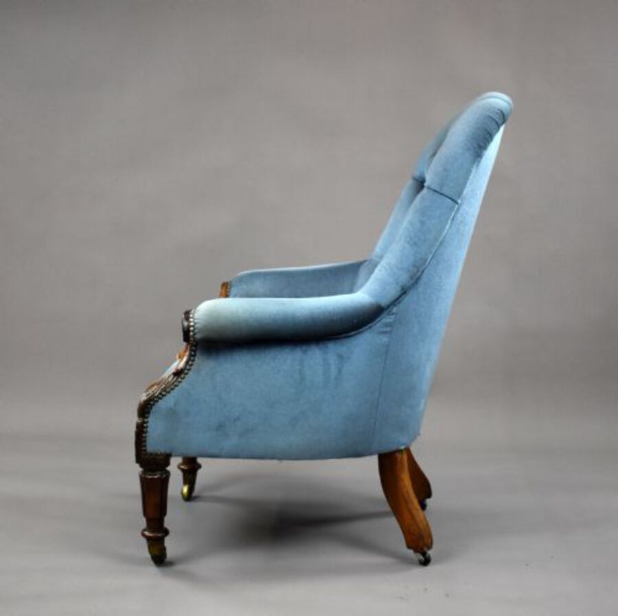 Antique William IV Rosewood Armchair