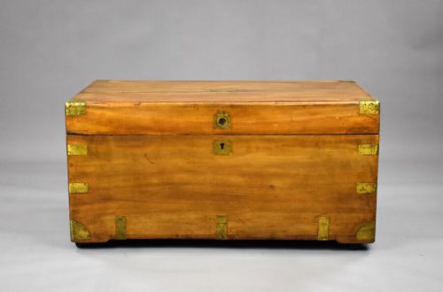 Antique Victorian Camphor Wood Trunk