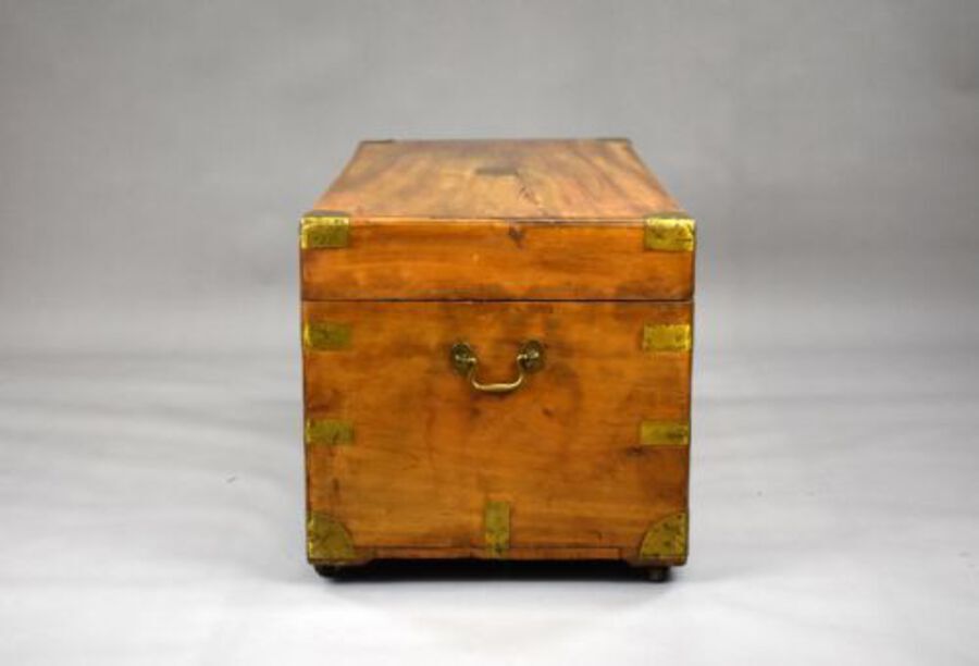 Antique Victorian Camphor Wood Trunk