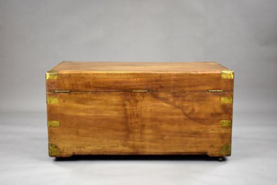 Antique Victorian Camphor Wood Trunk