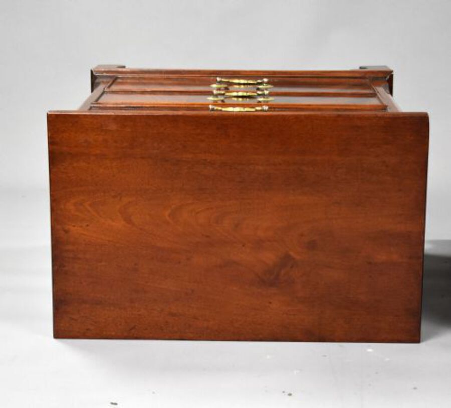 Antique Pair Edwardian Mahogany Bedside Chests