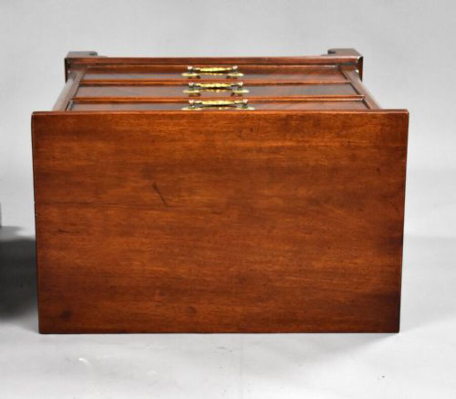 Antique Pair Edwardian Mahogany Bedside Chests