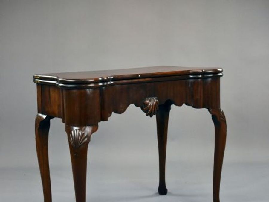 Antique George II Irish Mahogany Card Table