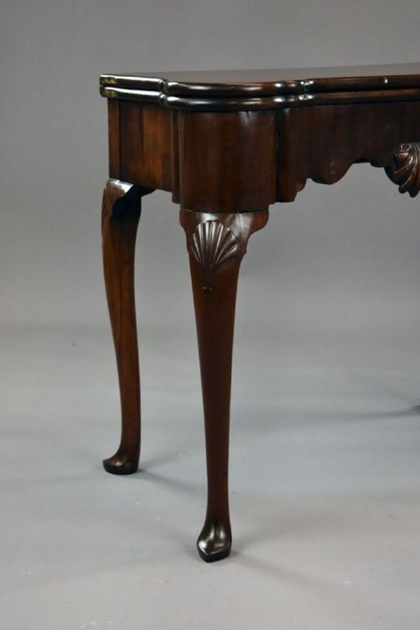 Antique George II Irish Mahogany Card Table