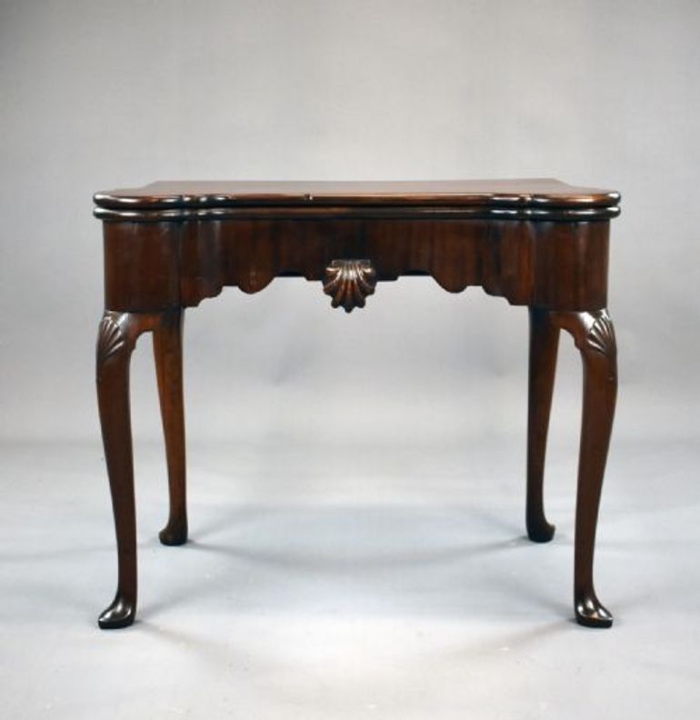 Antique George II Irish Mahogany Card Table