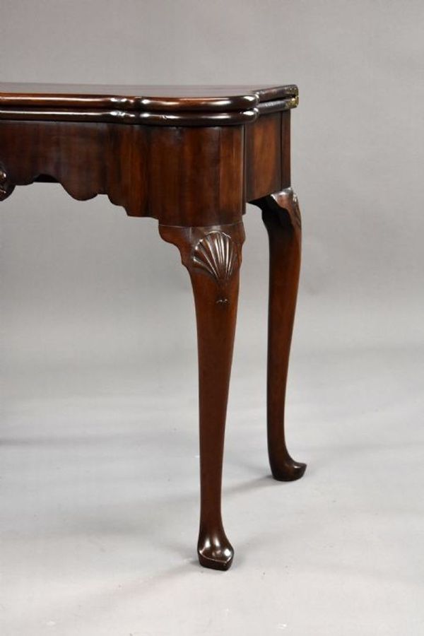 Antique George II Irish Mahogany Card Table