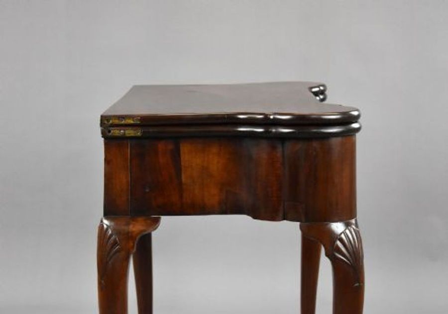 Antique George II Irish Mahogany Card Table