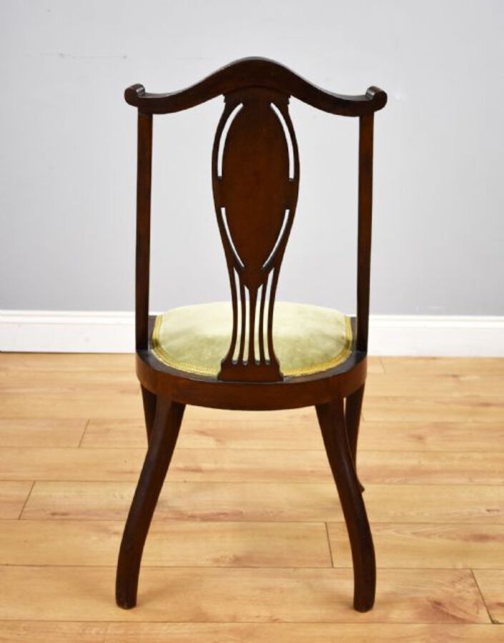 Antique Victorian Mahogany Inlaid Lounge Suite