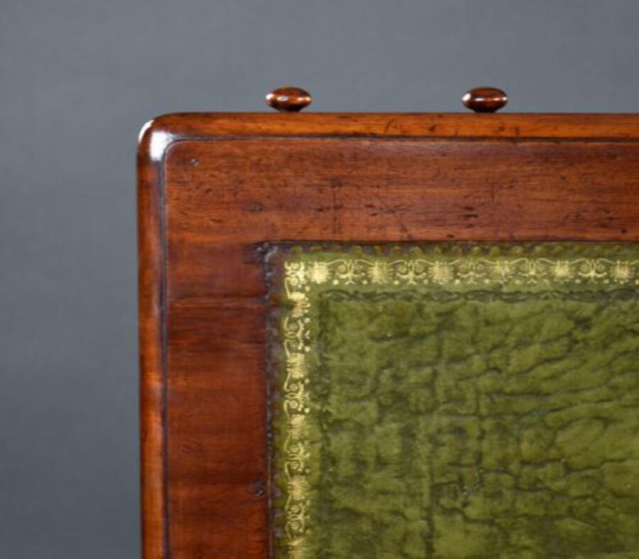 Antique Victorian Mahogany Pedestal Desk