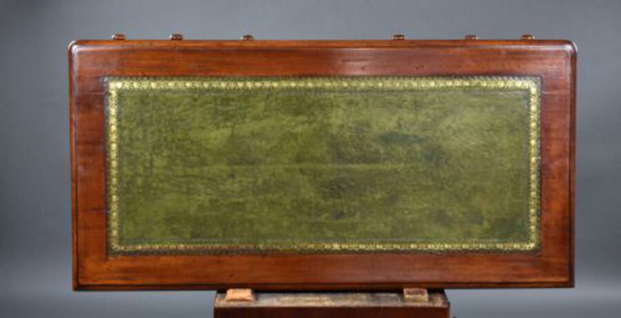 Antique Victorian Mahogany Pedestal Desk