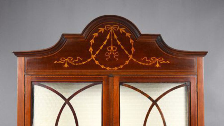 Antique Edwardian Mahogany Display Cabinet