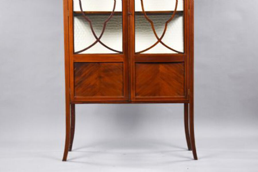 Antique Edwardian Mahogany Display Cabinet