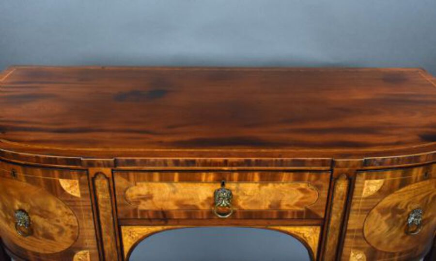Antique George III Mahogany and Satinwood Sideboard