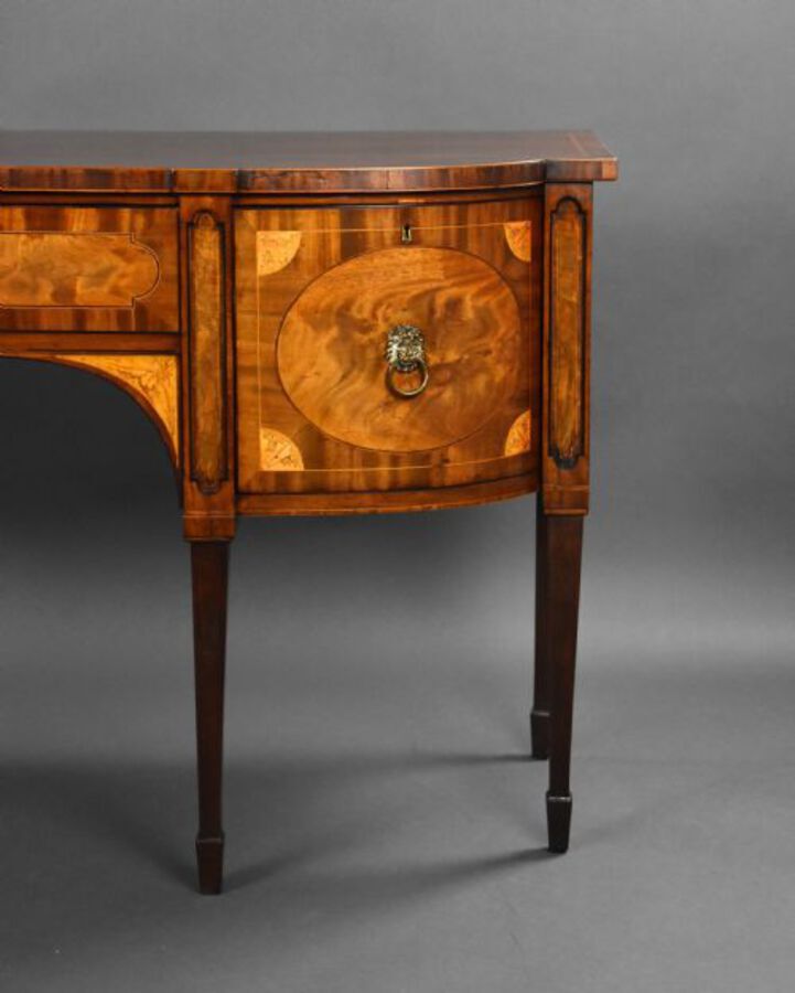 Antique George III Mahogany and Satinwood Sideboard