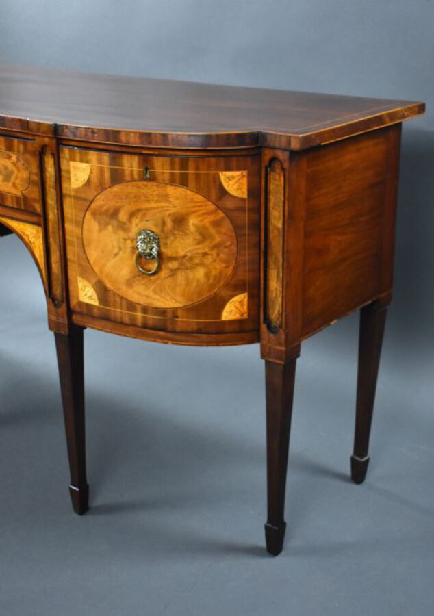 Antique George III Mahogany and Satinwood Sideboard
