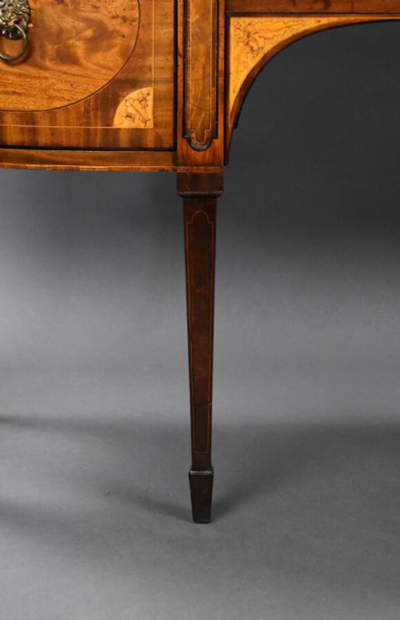 Antique George III Mahogany and Satinwood Sideboard