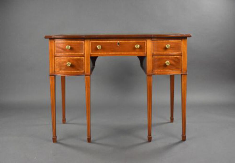 Antique Edwardian Mahogany Writing Table